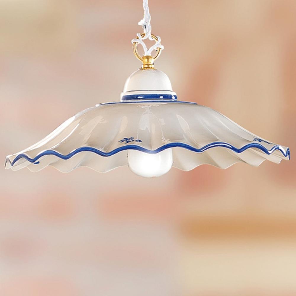 klasszikus elegans mediterran kek festett keramia fuggesztek lampa vilagitas allithato spot konyha letisztult nappali videk gerenda haz country porcelan polgari keramia olasz toszkan hullamos bura videki arany rez.jpg